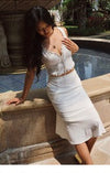 [Spot Seconds] HAGARSTUDIO Julie French Pure Lust Suit Sexy White Lace Top