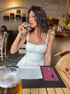 ITSNIKAR French Vintage White Moonlight Dress Women's Design Sense Temperament Slip Dress Gentle Wind White Skirt