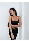 ITSNIKAR red camisole women's European and American flat tube top new detachable with chest pad wrapped chest wear