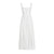 ITSNIKAR french vintage lace dress women's summer sexy waist cinched herringbone slip dress long little white skirt