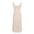 ITSNIKAR classic check slip dress, women's summer texture, slim hip skirt, slim and sexy long skirt