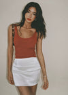 ITSNIKAR soft light cream satin bread hip skirt pants female summer European and American solid color wild a-line high waist skirt