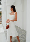 Summer 2024 New French Retro Temperament Suit Feminine White Camisole Skirt Two-Piece Set