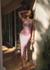 ITSNIKAR vintage pearl slip dress women's spring square neck design knit skirt slim slim long skirt