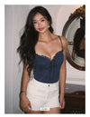ITSNIKAR French retro slit white denim shorts European and American sexy slim hip wrap versatile high-waisted hot pants
